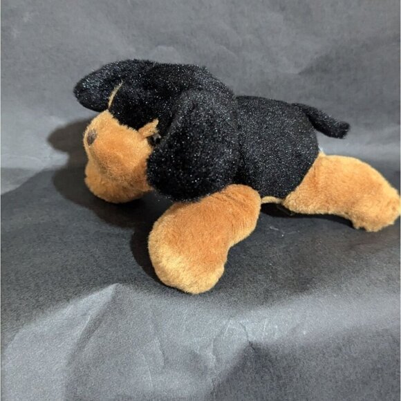 Mary Meyer Life Good Black Dog Plush 8" Pesky Pups Rottweiler Soft - Picture 3 of 7